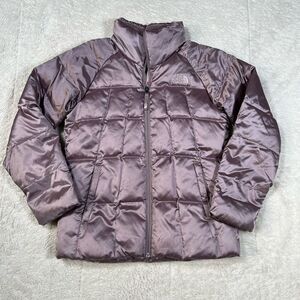 The North Face Girls Puffer Metallic Coat 550  Zip Up Jacket